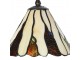 Béžovo-hnědá stolní lampa Tiffany Titto - Ø 20*60 cm E14/ 1*40W Clayre & Eef