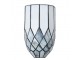 Bílo-šedá nástěnná lampa Tiffany Paulette - 18*15*27 cm E14/ 1*25W Clayre & Eef