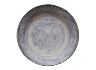 Zinkový antik plechový svícen Dorié - Ø 9*2cm