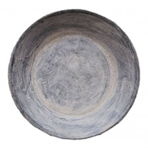 Zinkový antik plechový svícen Dorié - Ø 9*2cm