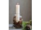 Bílá adventní svíčka s čísly 1- 24 Advent Candle - Ø 5*25cm / 60h