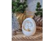 Bílá vánoční dekorace Betlém - 10*7*12 cm