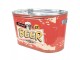 Červený plechový chladící box na pivo Beer Ice - 40*25*23 cm