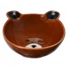 Hnědá miska na polévku medvídek Bear Brown - 14*13*5 cm Barva: hnědáMateriál: keramikaHmotnost: 0,25 kg