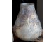 Mocca antik skleněná dekorační váza / svícen Vissia - Ø 20*26 cm