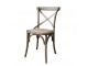 Přírodní dřevěná židle Old French chair - 51*55*89 cm 