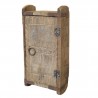 Retro nástěnná dřěvěná skříňka s dvířky Grimaud Brick - 15*9*32 cm Materiál : recyklované dřevoBarva : hnědá antik