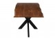 Tmavě hnědý obdélníkový jídelní stůl s deskou z akáciového dřeva Gerard Acacia - 200*90*76 cm