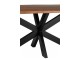 Tmavě hnědý obdélníkový jídelní stůl s deskou z akáciového dřeva Gerard Acacia - 200*90*76 cm