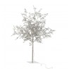 Dekorace stříbrný svítící stromeček Tree leaves silver M - Ø 60*100 cmBarva: stříbrná se třpytkami Materiál: kov, polyHmotnost : 1,3 kgDélka kabelu : 0,5m, zapojení do elektřiny