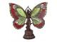Barevná stolní lampa Tiffany Butterfly Lady - 41*20*41 cm E14/max 2*25W