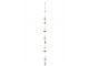 Závěsná dekorativní girlanda s plachetnicemi a zvonečky - 4*4*115 cm