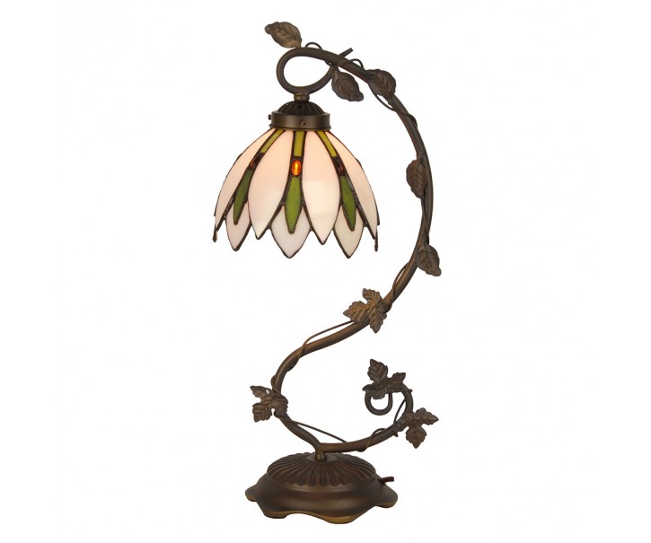 Stolní lampa Tiffany Estrella - Ø 18x53 cm E14/max 1x25W