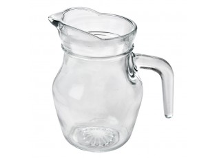 Transparentní skleněný džbánek na vodu - 14*9*13 cm / 500 ml