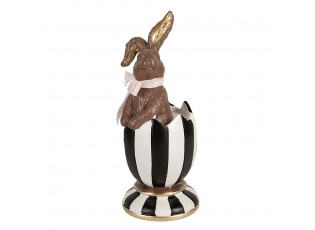 Dekorace čoko králík v kalíšku vejci - Ø 8*19 cm