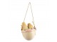 Závěsná dekorace kuřátka ve vajíčku - 5*5*7 cm