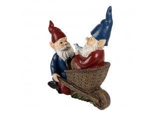 Dekorace Socha Gnomes Blue Red 21x10x23 cm - 21x10x23 cm