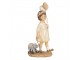 Dekorace děvčátko s balónky a sloníkem - 9*6*18 cm