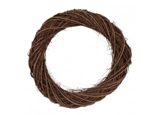 Přírodní hnědý proutěný věnec Woodly XXL - Ø 50*8 cm