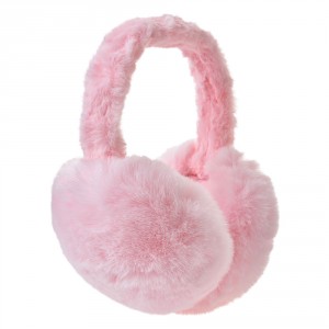 Dětské růžové klapky na uši
