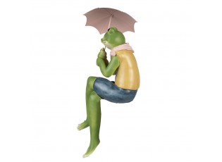Dekorace Frog Green 23x18x42 cm - 23x17x42 cm