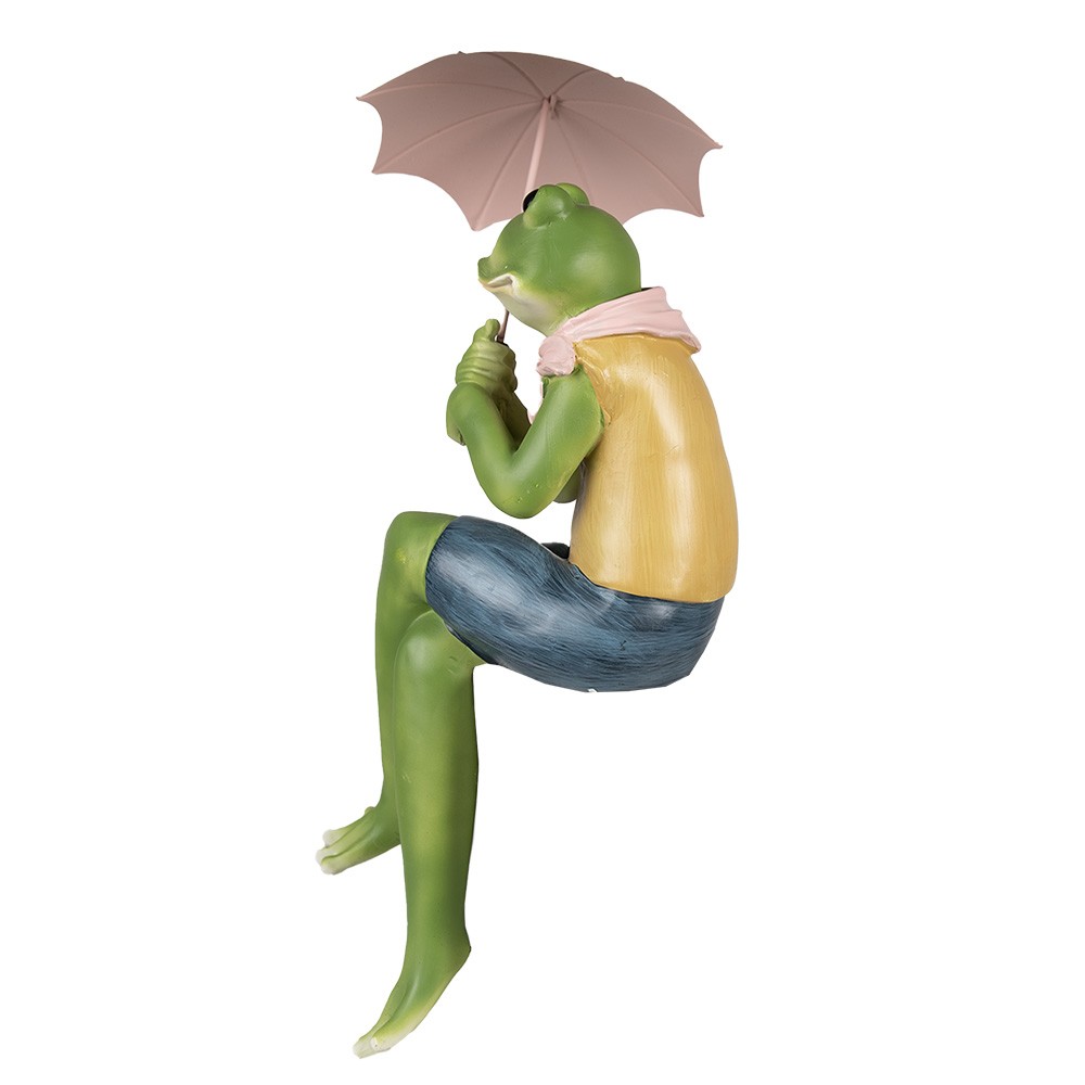 Dekorace Frog Green 23x18x42 cm - 23x17x42 cm