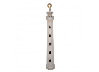 Stojací lampa Lighthouse bílá 23x23x140 cm E27/max 1x60W - 23x23x140 cm E27/max 1x60W