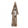 Přírodní dřevěná dekorace domek - 8*5*25 cm Barva: hnědá antikMateriál: dřevoHmotnost: 0,098 kg