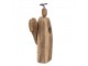 Dekorace dřevěný anděl Antique se srdíčkem - 13*5*22 cm