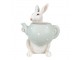 Dekorace králík s květináčkem ve tvaru konvičky - 17*17*23 cm