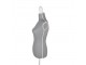 Šedo-bílá dekorace figurína Mannequin - 37*22*168 cm