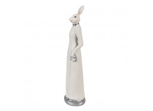 Dekorace králičí dáma v šatech - 8*7*28 cm
