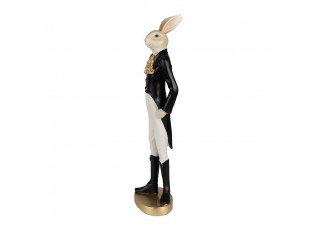 Dekorace králík elegán v černém fraku - 5*4*20 cm