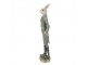 Dekorace králík elegán v zeleném fraku - 5*4*20 cm
