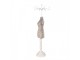 Béžovo-bílý stojan na šperky ve tvaru figuríny - 12*12*39 cm
