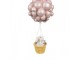 Závěsná dekorace králíček v balónu - 11*10*22 cm