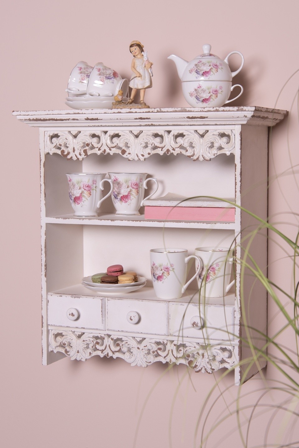 Porcelánový hrnek Friendly Roses - 12*9*11 cm / 0.33L