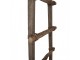 Hnědý dřevěný věšák na ručníky žebřík Ladde - 50*8*140 cm Clayre & Eef