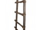 Hnědý dřevěný věšák na ručníky žebřík Ladde - 50*8*140 cm Clayre & Eef