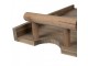 Přírodní antik dřevěný servírovací dekorační podnos - 47*23*9 cm