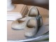 Dekorace béžové dívčí botičky - 12*10*8 cm