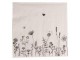 Béžové papírové ubrousky s květinami Flora And Fauna - 33*33 cm (20ks)