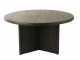 Černý kulatý teakový jídelní stůl Corentin - 150*150*75 cm