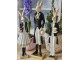 Dekorace králík elegán v černém fraku s kloboukem - 9*7*34 cm