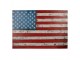 3D dřevěno-kovový obraz vlajka USA - 97*3*66 cm