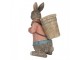Dekorace králík s nůší - 26*19*48 cm