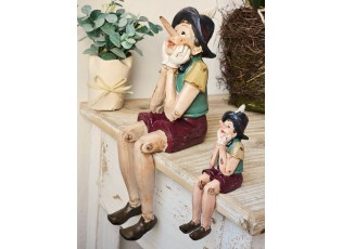 Dekorace sedící Pinocchio - 4*7*15 cm