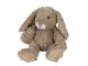 Hnědá plyšová dekorace hračka králík - 17*20*21 cm