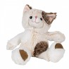 Béžová plyšová kočička Cat - 17*13*30 cm Barva: BéžováMateriál: PolyesterHmotnost: 0,12 kg