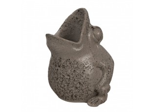 Sázecí žába 19x18x23 cm Polyresin šedá - 19*18*23 cm
